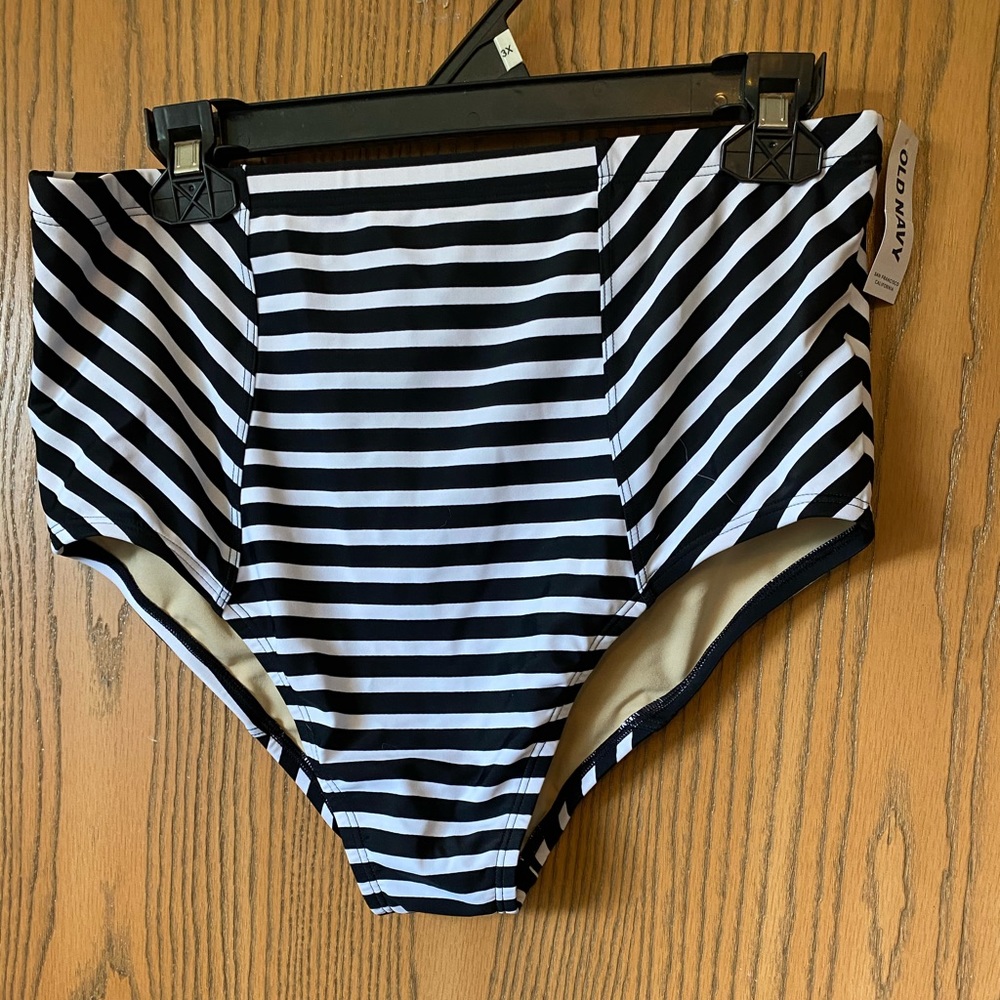 Old navy high waisted bikini bottoms sz 1x